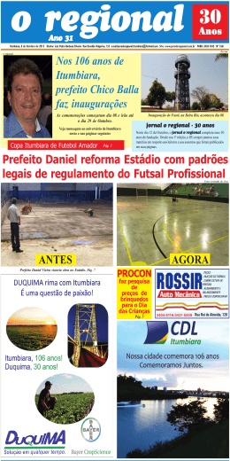 Itumbiara - Jornal o Regional
