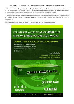 Curso CCNA Exploration Cisco Systems