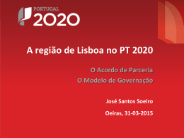 Apresentação do Portugal 2020