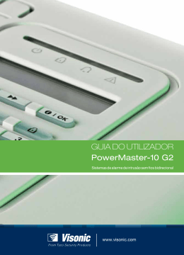 D-303548 PowerMaster-10/30 G2 Manual do utilizador