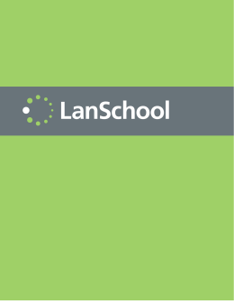 Manual do Utilizador do LanSchool - Stone