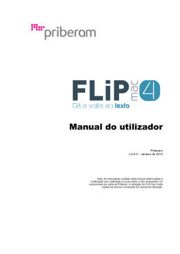 FLiP:mac 4 - Manual do utilizador