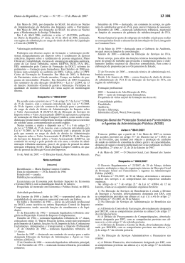 Despacho nº 8963/2007, II Série, de 2007.05.17