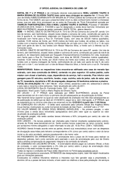 2º OFÍCIO JUDICIAL DA COMARCA DE LEME- SP
