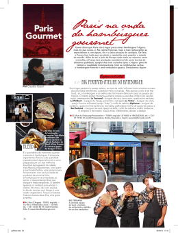 Paris na Onda do hamburguer Gourmet