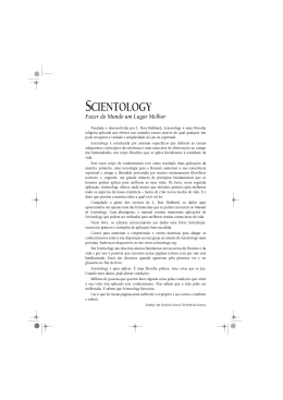 Investigações - Ministros Voluntários de Scientology
