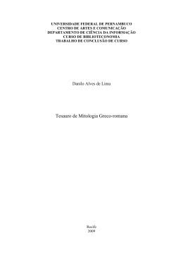 Tesauro de Mitologia Greco-romana - Liber
