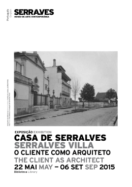 roteiro da exposição - Fundação de Serralves