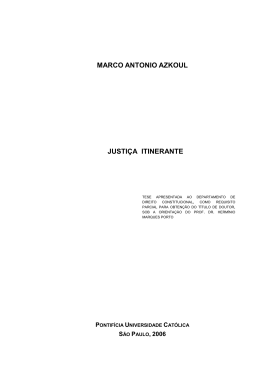 MARCO ANTONIO AZKOUL JUSTIÇA ITINERANTE