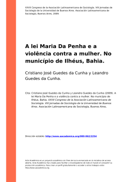 A lei Maria Da Penha e a violência contra a