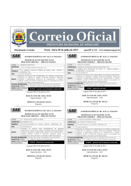 Edição 211 - Prefeitura Municipal de Araguari