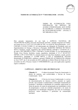 TERMO DE AUTORIZAÇÃO Nº 77/2013/ORLE/SOR – ANATEL