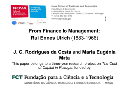 Maria Eugénia Mat - Ordem dos Economistas