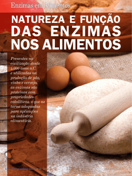 artigo especial: natureza e função das enzimas nos alimentos