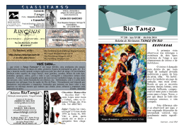 KINESIUS - Boletim Rio Tango na Internet