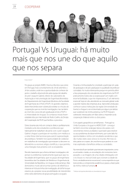 Portugal Vs Uruguai: há muito mais que nos une do que aquilo que