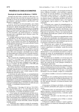 Resolução do Conselho de Ministros n.º 24/2014