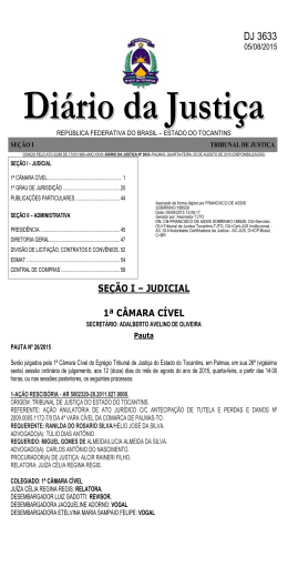 DJ 3633 - Tribunal de Justiça do Estado do Tocantins