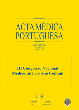 S1 14 - Acta Médica Portuguesa