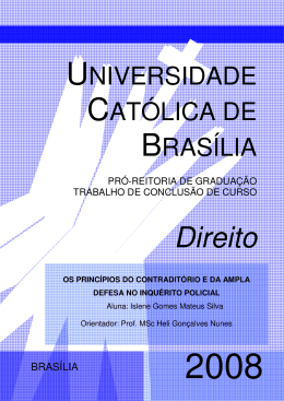 Islene Gomes Mateus Silva - Universidade Católica de Brasília