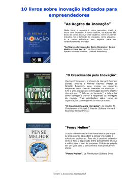 10 livros sobre inovação indicados para empreendedores
