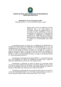Resolução nº 4 de 12 de março de 2015