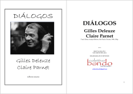 Gilles Deleuze e Claire Parnet  - Escola Livre: Filosofia, Ciência