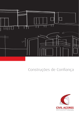 Brochura Civil Açores