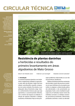 Circular Técnica 004/2013 - Resistência de plantas daninhas