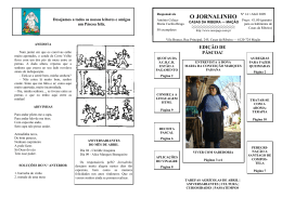 Jornalinho nº14 - Abril 2009 - areópago* de casas da ribeira