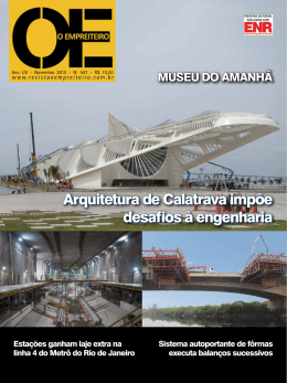 Arquitetura de Calatrava impõe desafios à engenharia