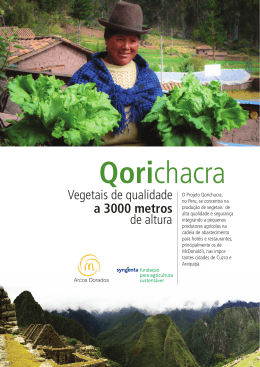 Qorichacra - Syngenta Foundation For Sustainable Agriculture
