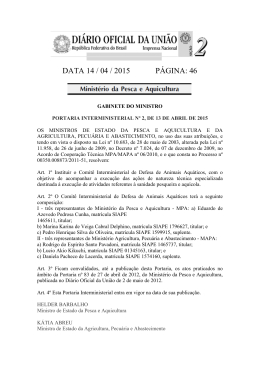 Portaria Interministerial nº 2, Publicado em 14-04-2015