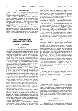 Decreto-Lei 62/2005 - Caixa Geral de Depósitos
