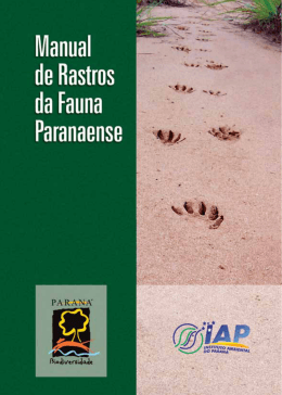Manual de Rastros da Fauna Paranaense