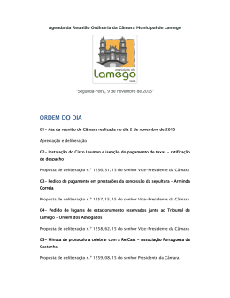 9 de novembro de 2015 - Câmara Municipal de Lamego