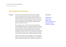 Curriculum José Almino de Alencar