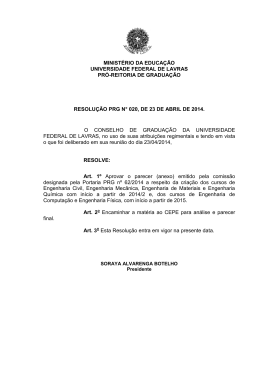 resolução prg nº 020, abril/2014. 23/04/2014 aprovar o parecer da