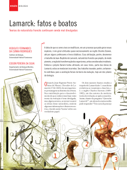 Lamarck: fatos e boatos