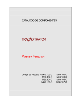 Catálogo Tração Trator MF Ger. Nova