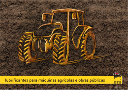 Catálogo para os sectores Agrícola e Obras Públicas