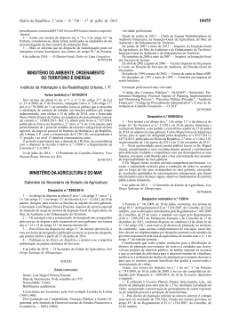Despacho normativo n.º 7/2014. D.R. n.º 136, Série II de 2014-07-17