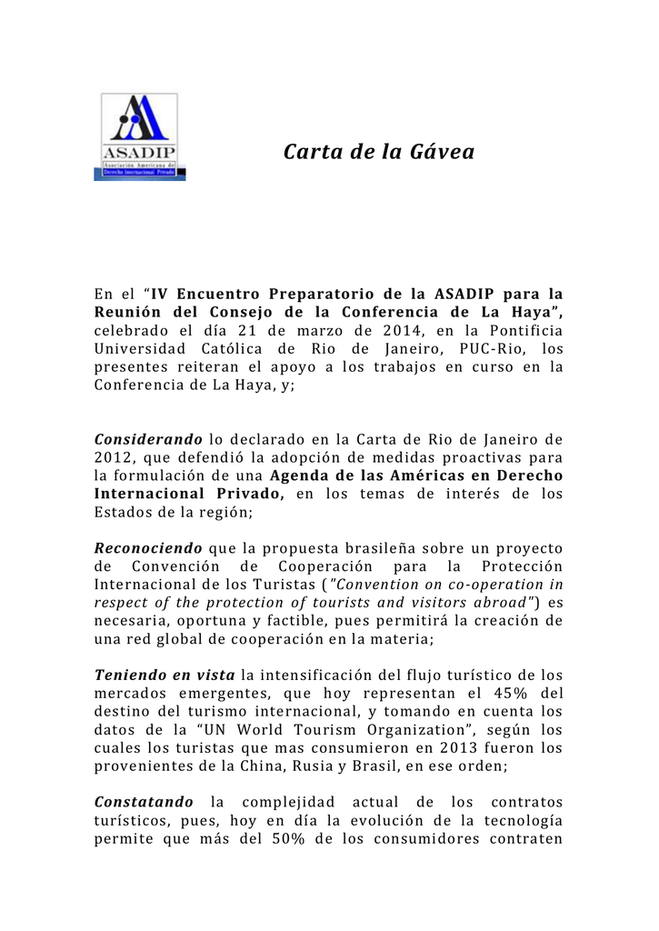 Una conferencia de interes