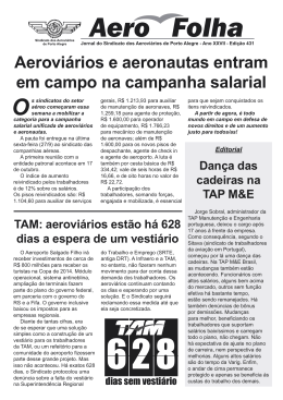 Edição 431 - Sindicato dos Aeroviarios de Porto Alegre