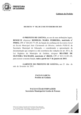Decreto N. 502 de 23/02/2015