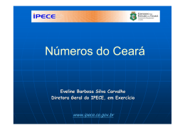 Números do Ceará - Ipece