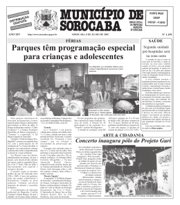 08 de julho de 2005 - Governo do Estado de São Paulo