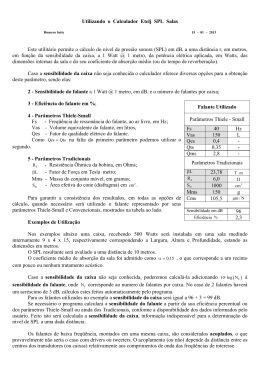 Manual do Calculador SPL EM SALAS