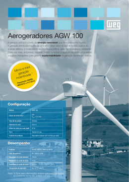 Aerogeradores AGW 100