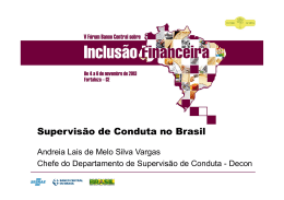 Supervisão de Conduta no Brasil